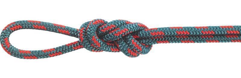 Nylon Accessory Cord, 3/16" / 5mm x 92m (Sold p/mtr) - Teal / Red DK 1