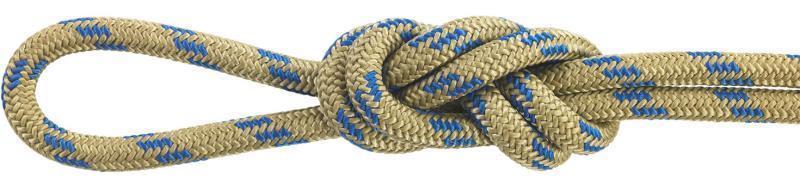 Nylon Accessory Cord, 5/16" / 8mm x 92m (Sold p/mtr) - Gold / Blue LT 1
