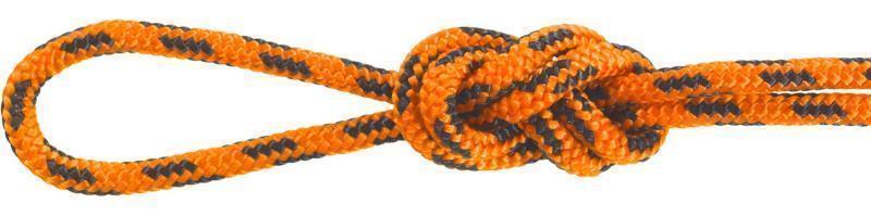 Nylon Accessory Cord, 5/32" / 4mm x 92m (Sold p/mtr) - Orange / Black LT 1