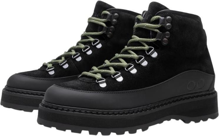 Hiking Core Cap, Suede, Leather Lining - Mens - Black 1