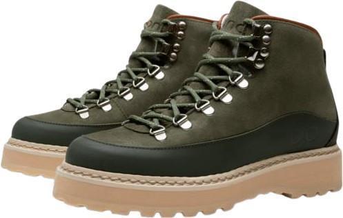 Hiking Core Cap, Suede, Leather Lining - Mens - Military 1