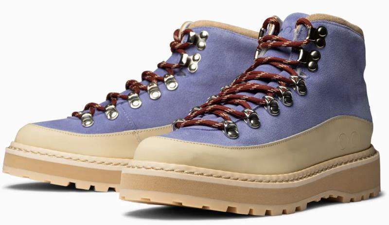 Hiking Core Cap, Suede, Leather Lining - Womens - Lavender 3