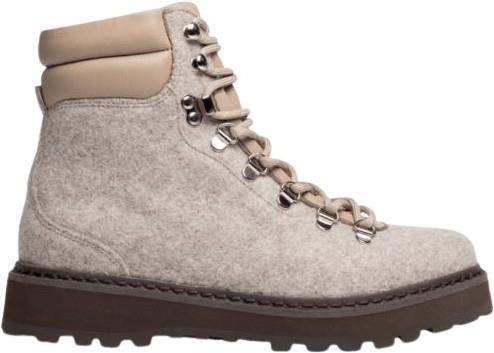 Hiking Divina, Shearling Lining - Womens - Oatmeal 1