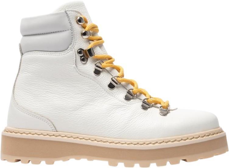 Hiking, Grained Leather, Shearling Lining - Womens - Off White 1