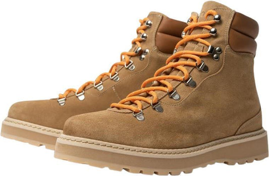 Hiking, Suede, Shearling Lining - Mens - Nude 1