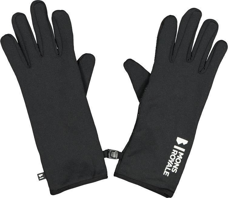 Amp Merino Fleece Gloves - Black 1