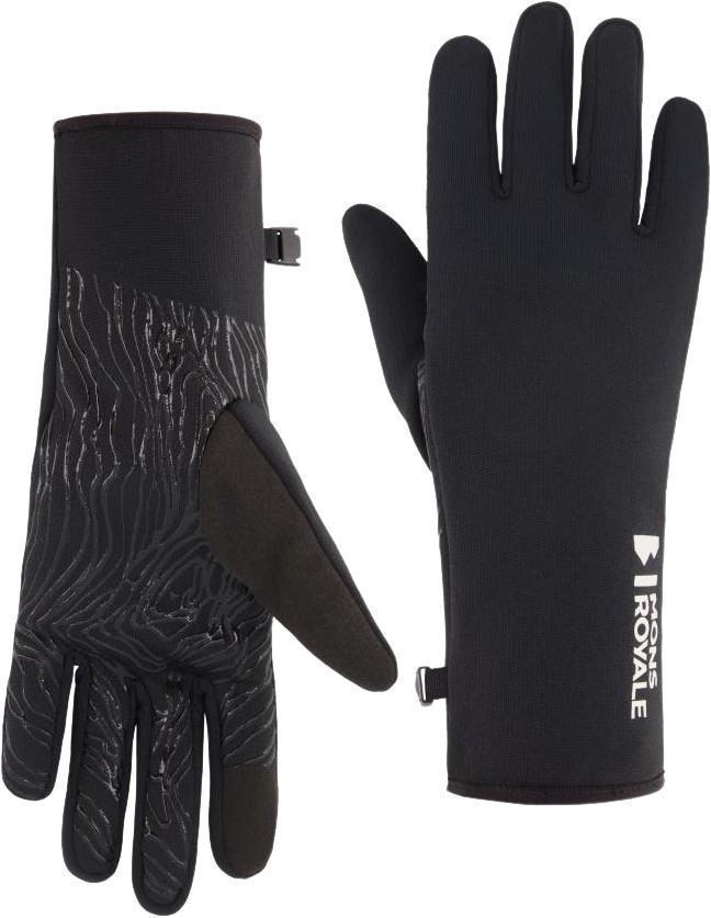 Amp Merino Fleece Gloves - Black 2