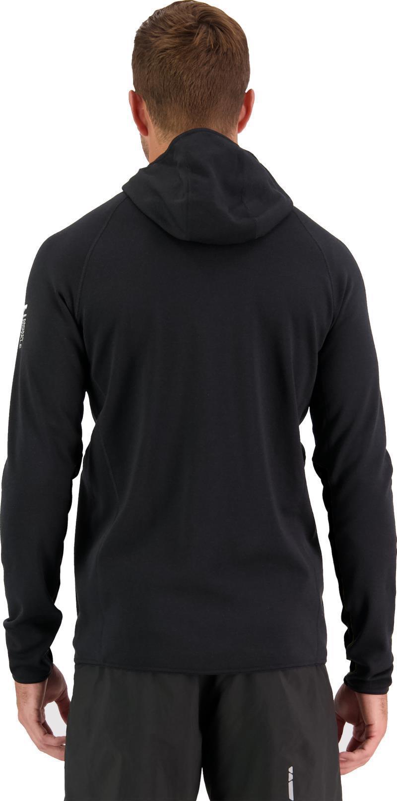 Approach Merino Gridlock Hood - Mens - Black 2