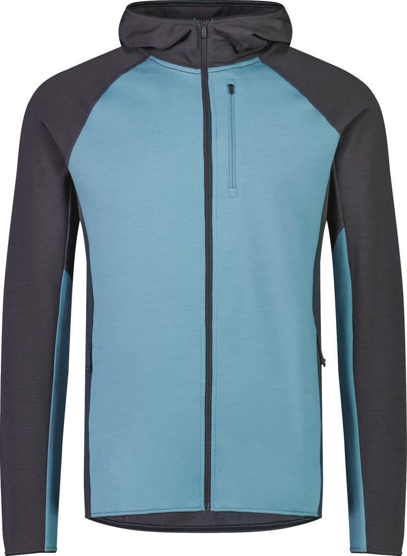 Approach Merino Gridlock Hood - Mens - Blue Slate / Black 5