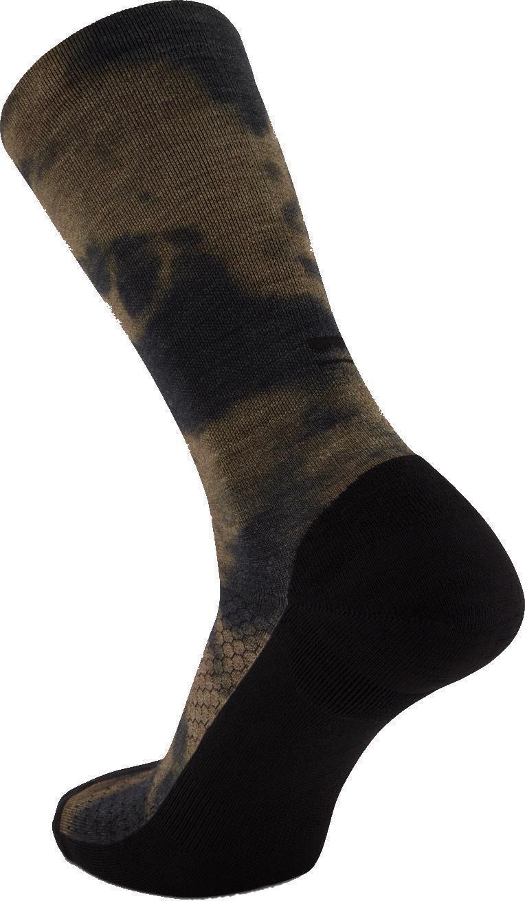 Atlas Crew Socks Digital - Olive Tie Dye 1