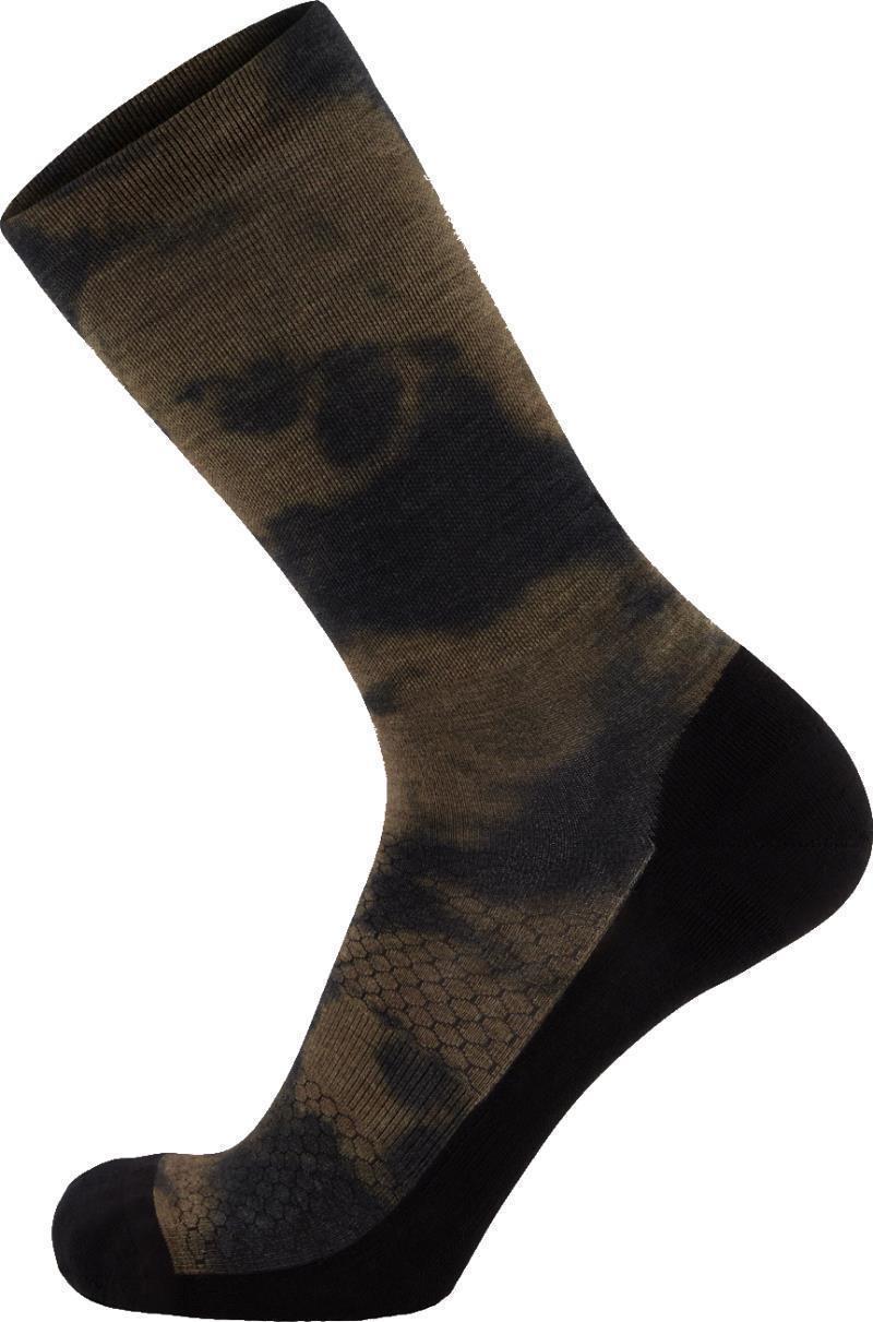 Atlas Crew Socks Digital - Olive Tie Dye 2