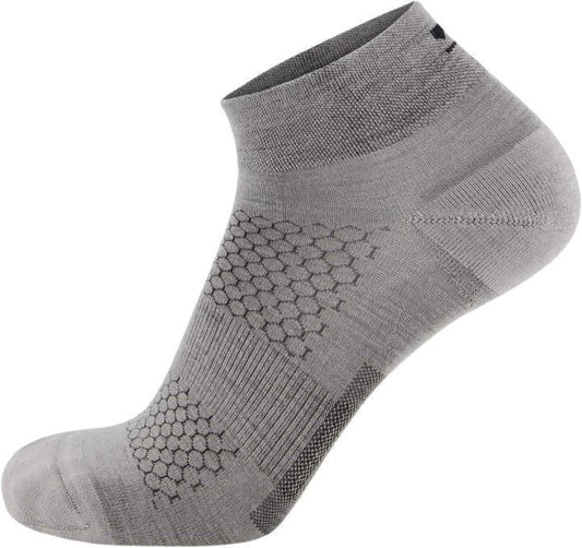 Atlas Merino Ankle Socks - Grey Marl 1