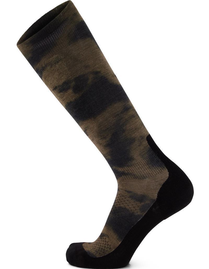 Atlas Merino Snow Socks Digital - 3 Pack - Olive Tie Dye 1