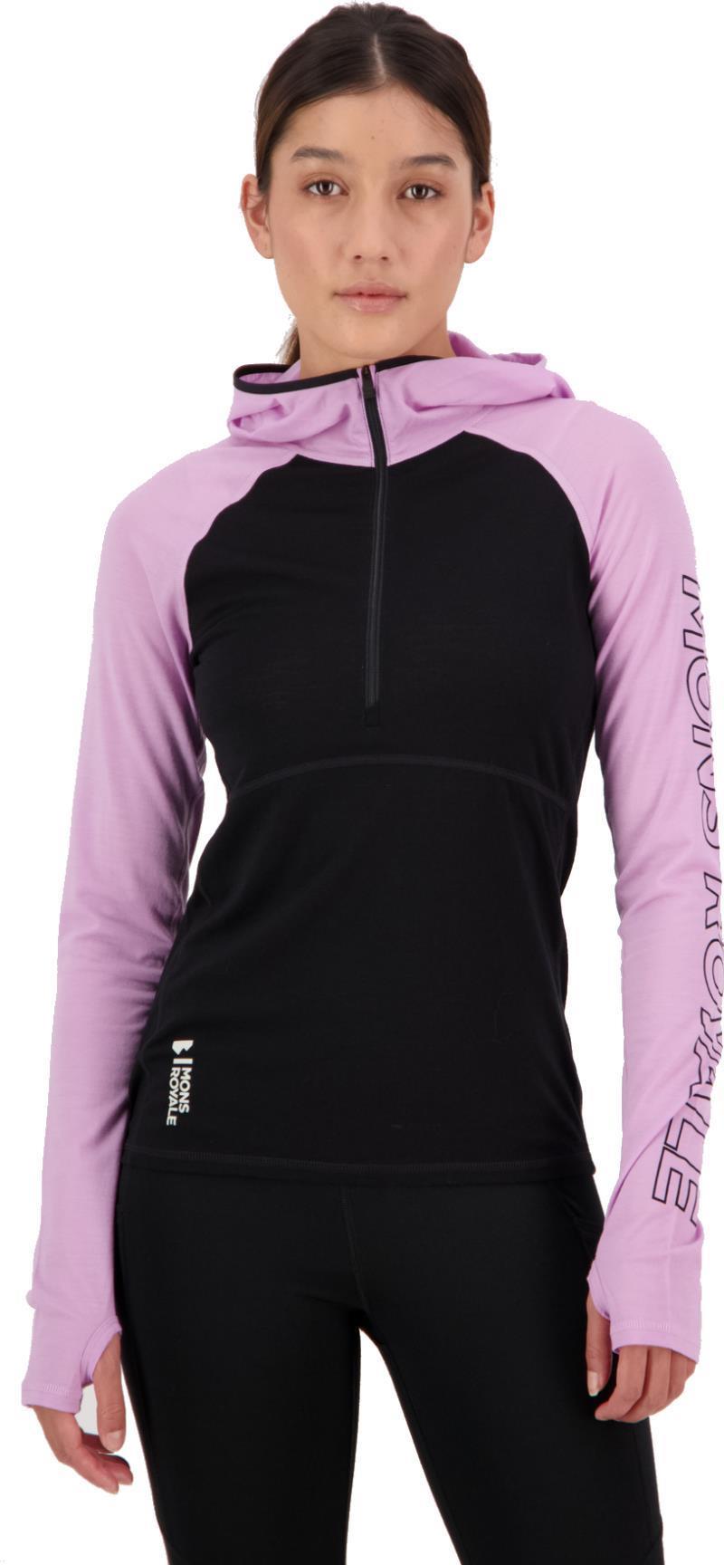 Bella Tech Hood - Womens - Orchid / Black 1