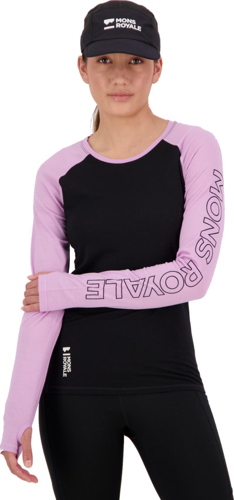 Bella Tech LS - Womens - Orchid / Black 1
