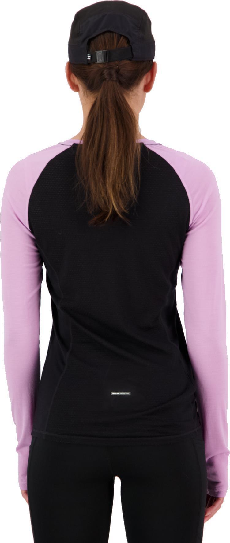 Bella Tech LS - Womens - Orchid / Black 2