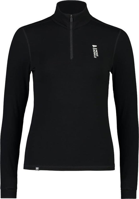 Cascade 1/4 Zip - Womens - Black 1