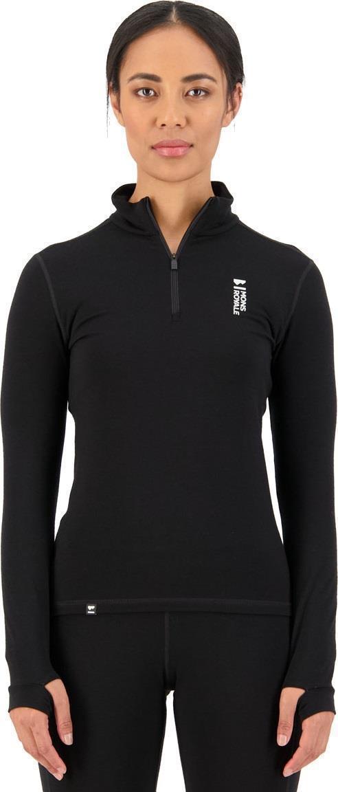 Cascade 1/4 Zip - Womens - Black 2