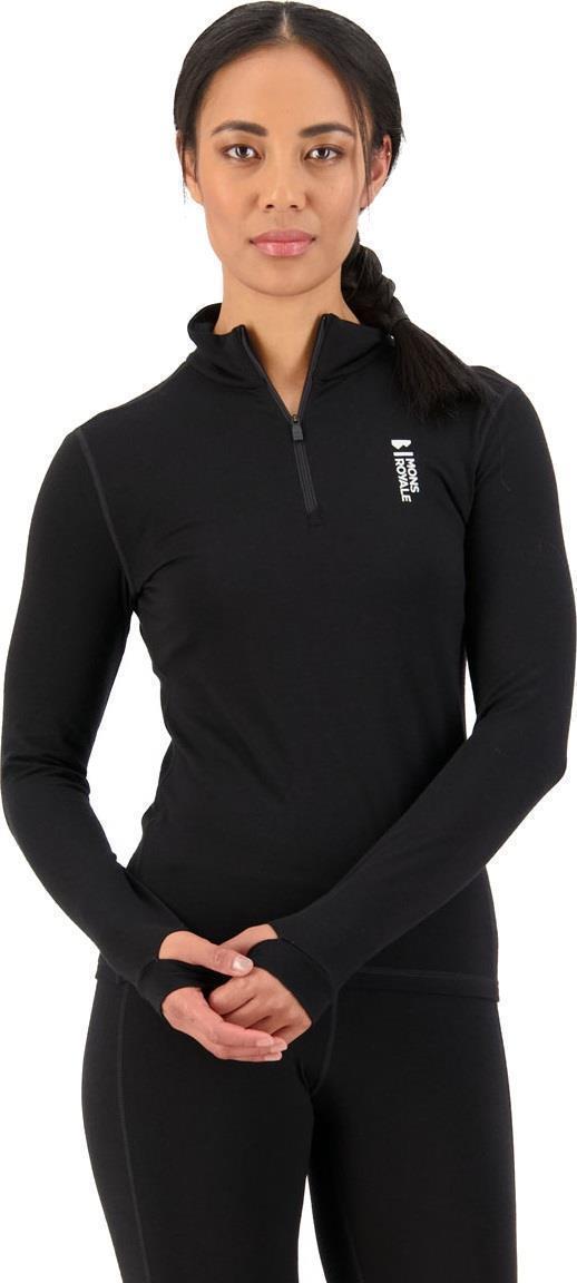 Cascade 1/4 Zip - Womens - Black 3