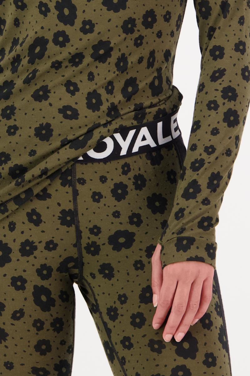Cascade 3/4 Leggings - AOP - Womens - Aoraki Lily 4
