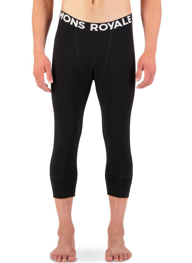 Cascade 3/4 Leggings - Mens - Black 2
