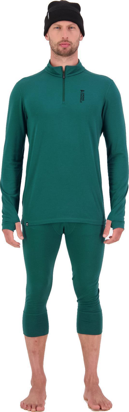 Cascade 3/4 Leggings - Mens - Evergreen 4
