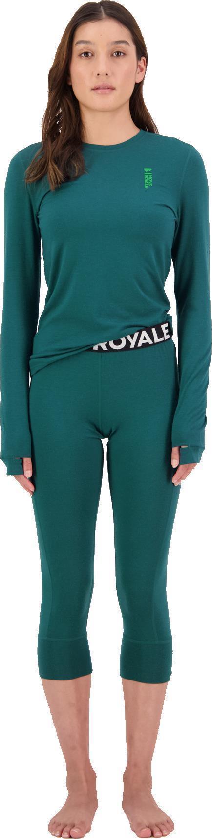 Cascade 3/4 Leggings - Womens - Evergreen 5
