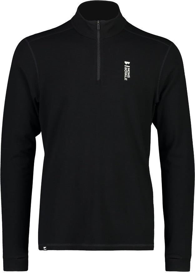 Cascade Merino Flex 200 1/4 Zip - Mens - Black 1