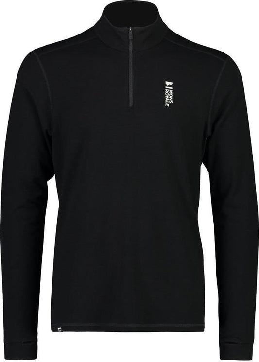 Cascade Merino Flex 200 1/4 Zip - Mens - Black 1