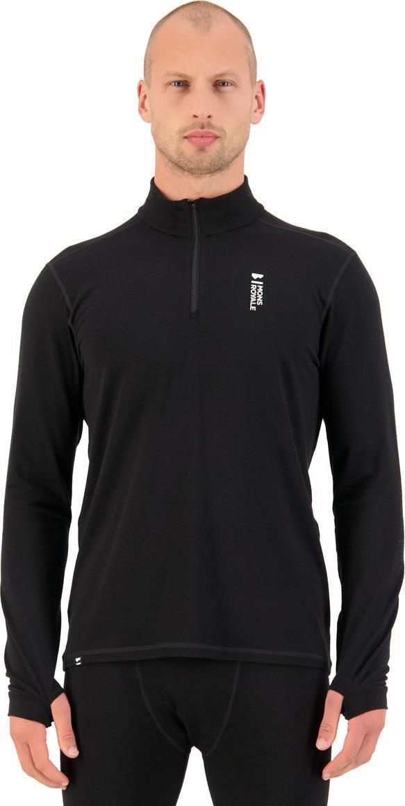 Cascade Merino Flex 200 1/4 Zip - Mens - Black 2