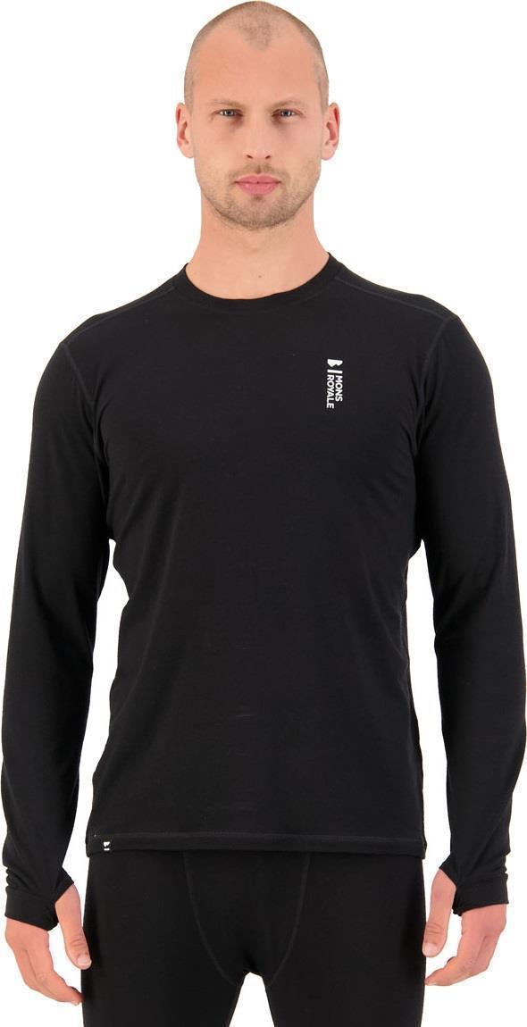 Cascade Merino Flex 200 LS - Mens - Black 2