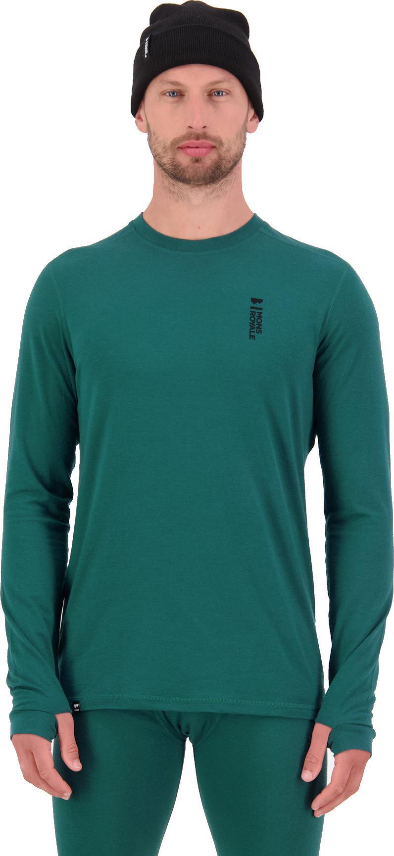 Cascade Merino Flex 200 LS - Mens - Evergreen 2