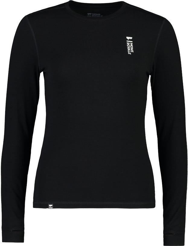 Cascade Merino Flex 200 LS - Womens - Black 1