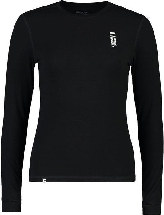 Cascade Merino Flex 200 LS - Womens - Black 1