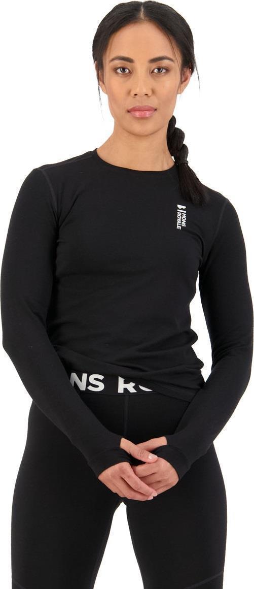 Cascade Merino Flex 200 LS - Womens - Black 3