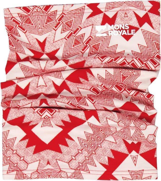 Daily Dose Neckwarmer - AOP - Retro Red Nordtek 1