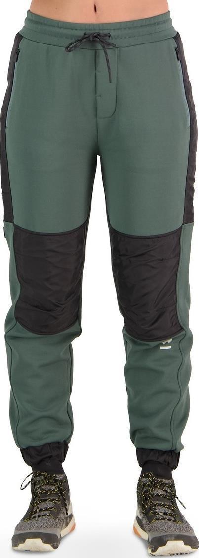 Decade Merino Fleece Pants - Womens - Burnt Sage / Black 2