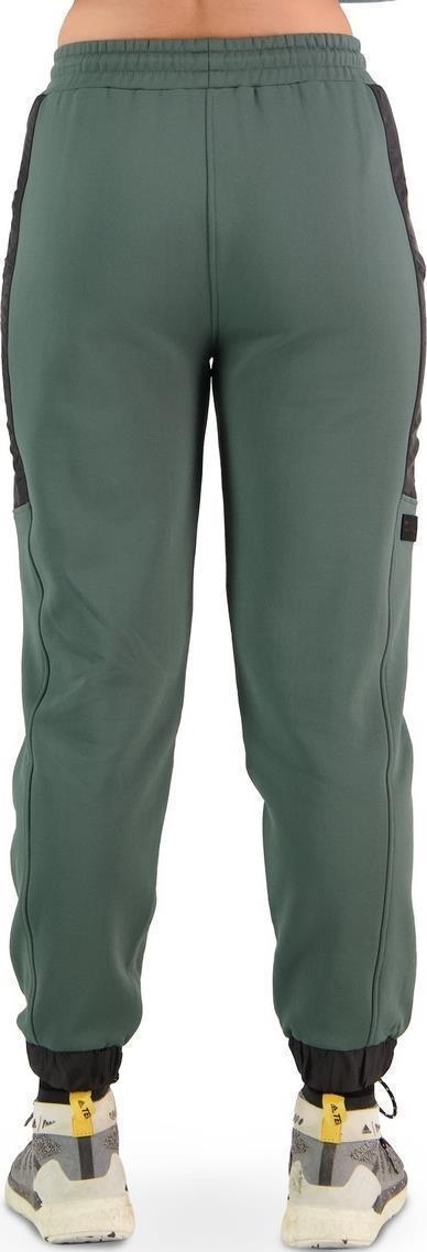 Decade Merino Fleece Pants - Womens - Burnt Sage / Black 3