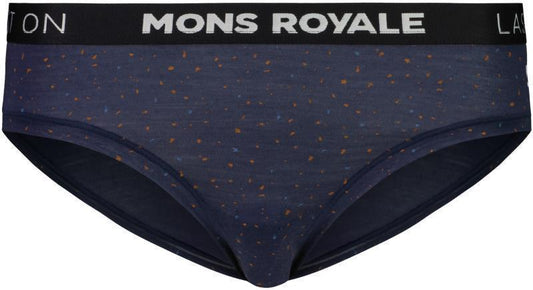 FOLO Brief - AOP - Womens - Midnight Terrazzo 1