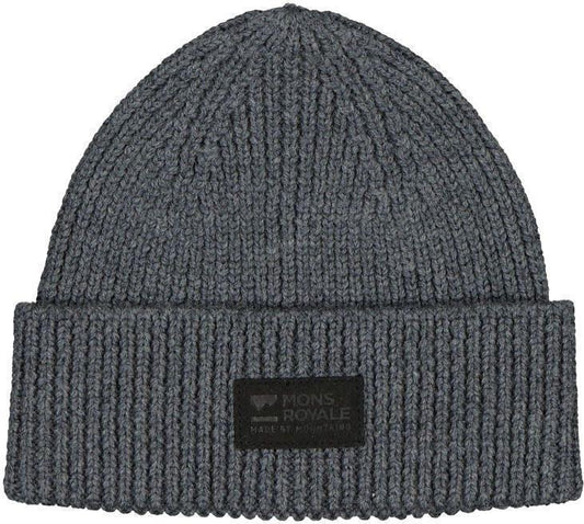Fishermans Beanie - Charcoal Marl 1