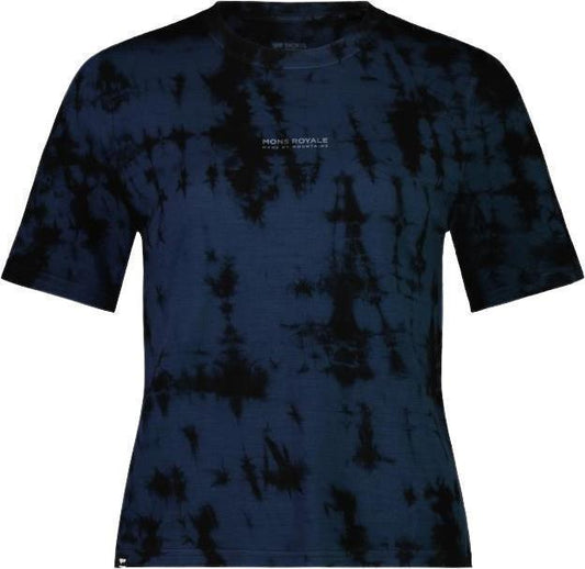Icon Relaxed SS - Dyed - Womens - Ice Night Tie Dye 1