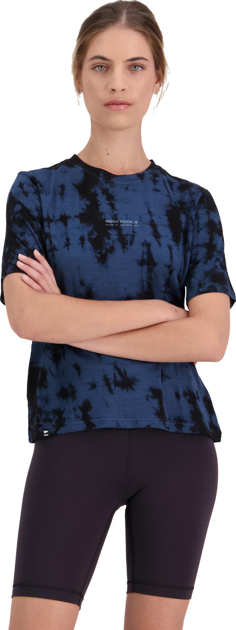 Icon Relaxed SS - Dyed - Womens - Ice Night Tie Dye 2