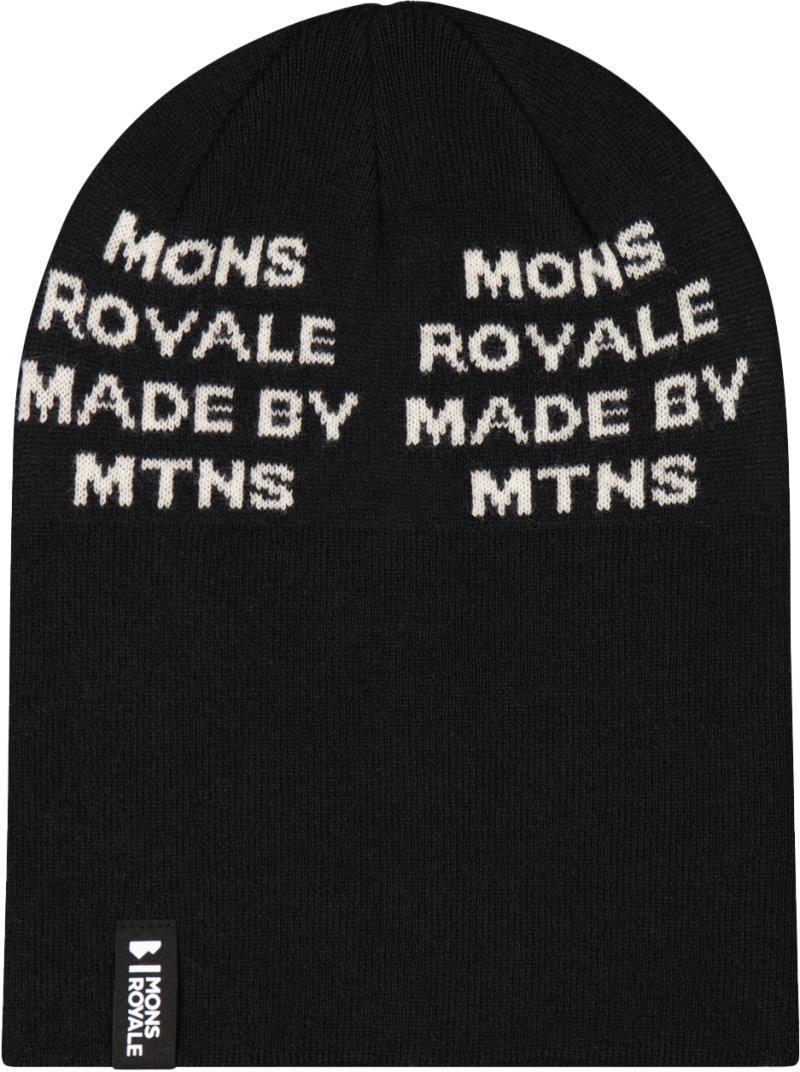 McCloud Graphic Merino Beanie - Black 2