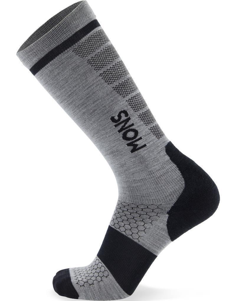 Pro Lite Merino Snow Socks - 3 Pack - Grey Marl 1
