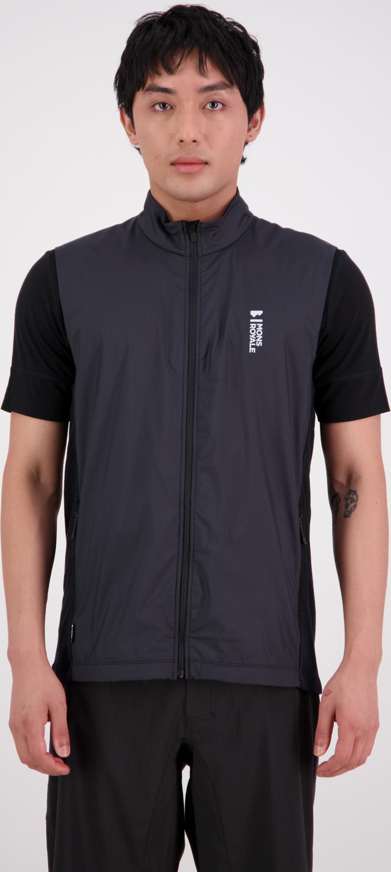 Redwood Merino Air-Con Wind Vest - Mens - black 1