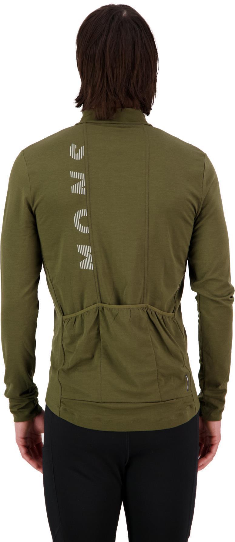 Roam Cargo Merino Shift Full Zip LS - Mens - Dark Olive 3