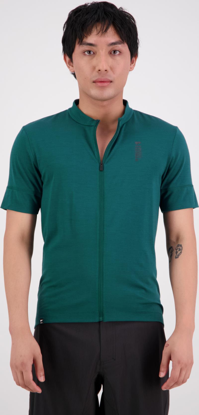 Roam Cargo Merino Shift Full Zip - Mens - evergreen 1