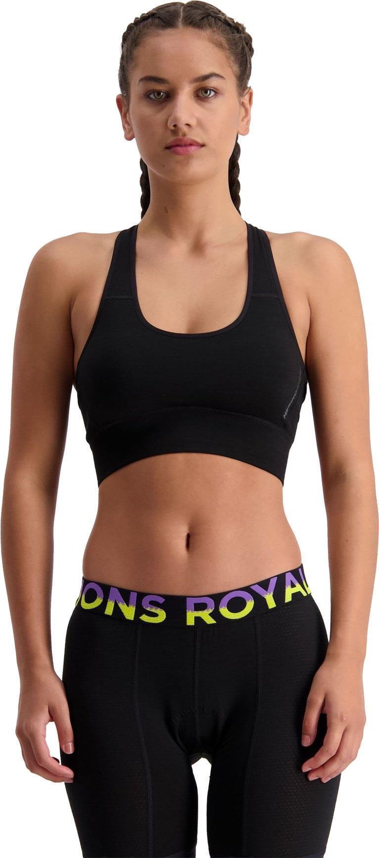 Stratos Merino Shift Sports Bra - Black 2