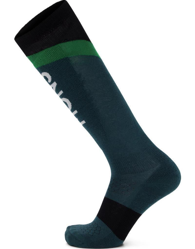 Ultra Cushion Merino Snow Socks - 3 Pack - Evergreen / Apple 1