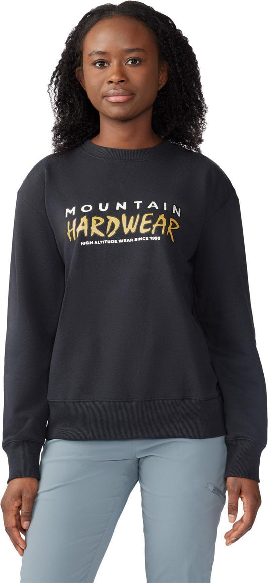 90s MHW Logo Pullover Crew - Womens - Black 1